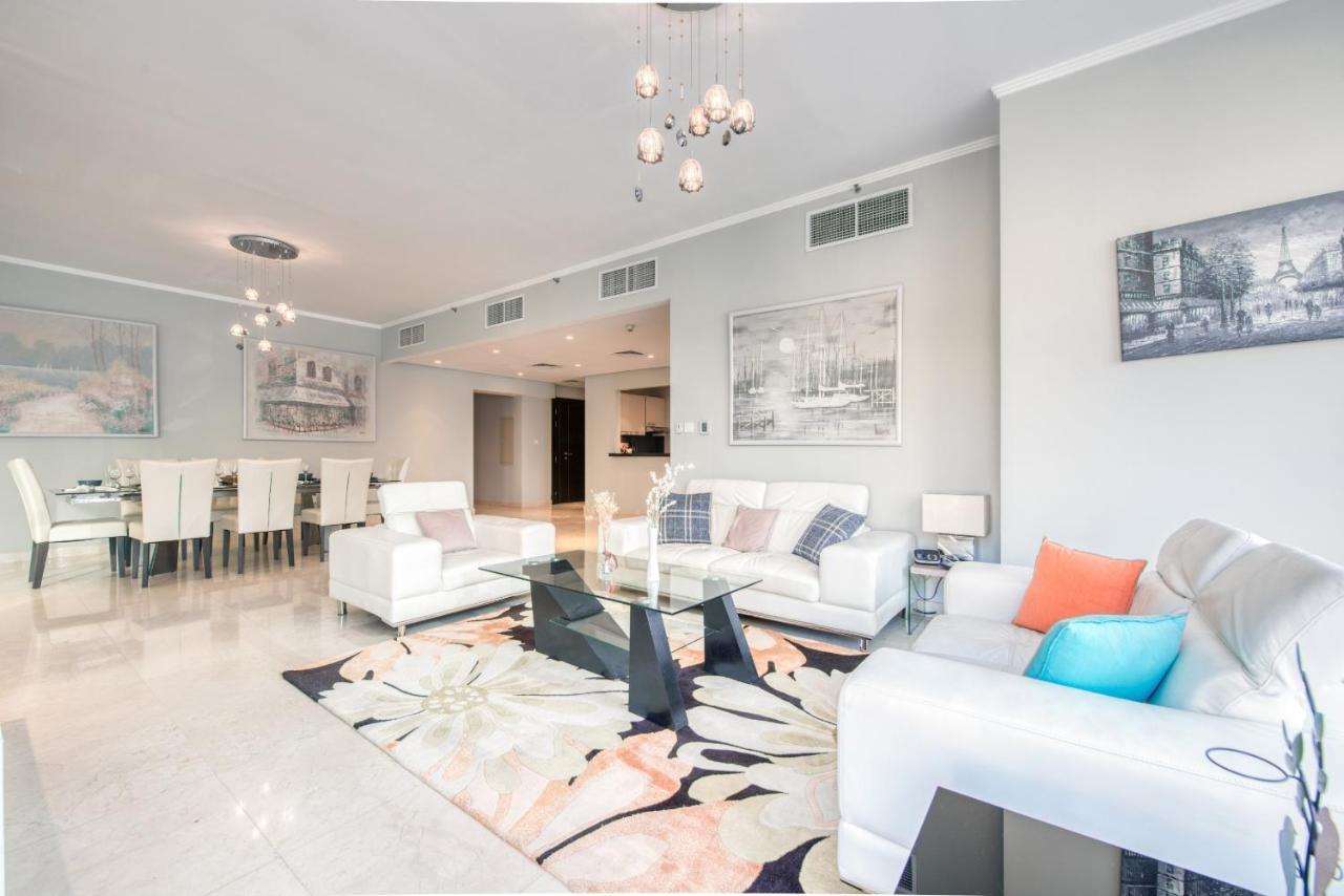 Maison Privee - Big, Bright, Luxury Marina Views Apt Next To Beach Дубай Екстер'єр фото